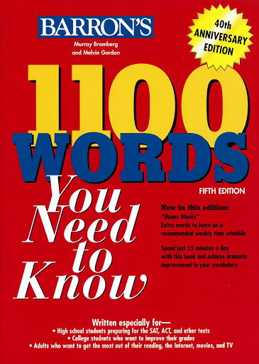 Barron's 1100 Words You Need to Know