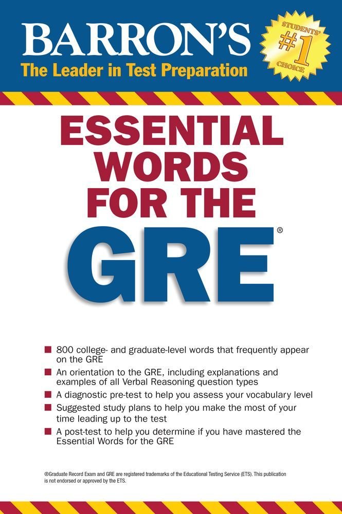 Barron's Essential Words for the GRE